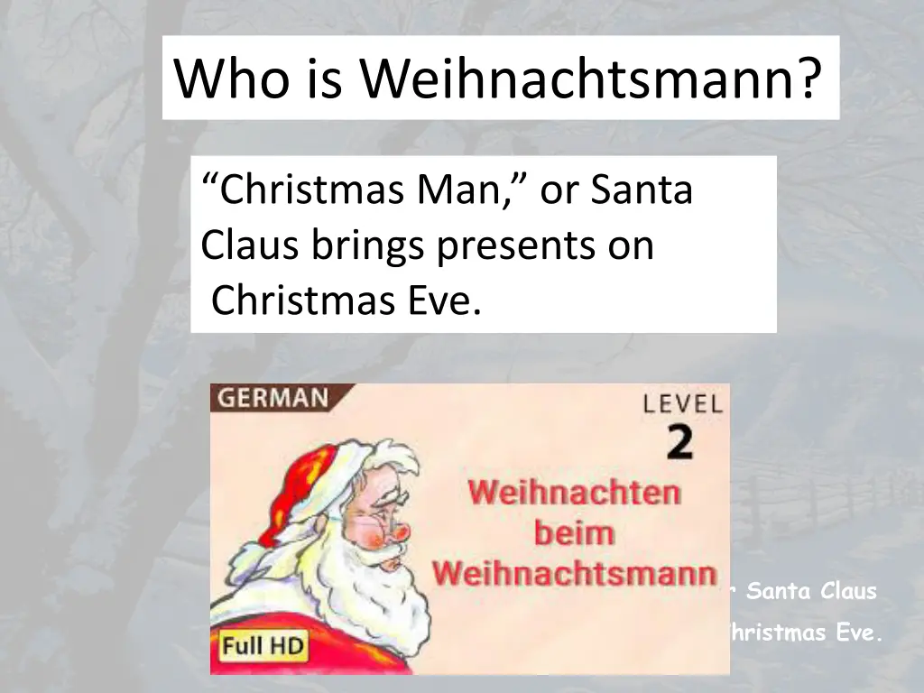 who is weihnachtsmann 1