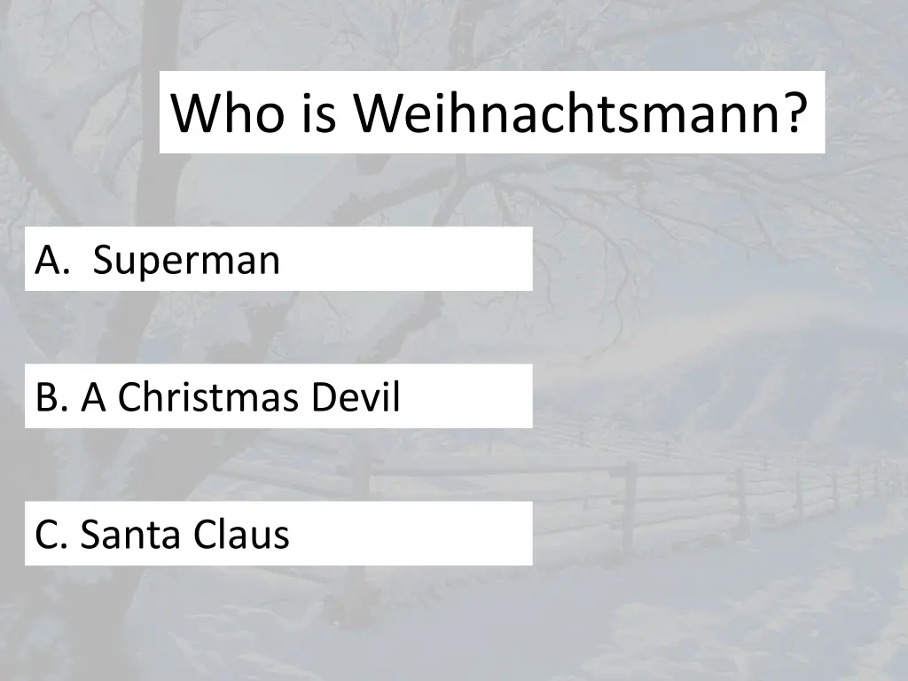 who is weihnachtsmann