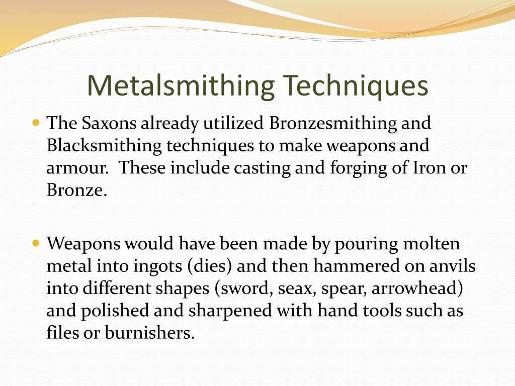 metalsmithing techniques