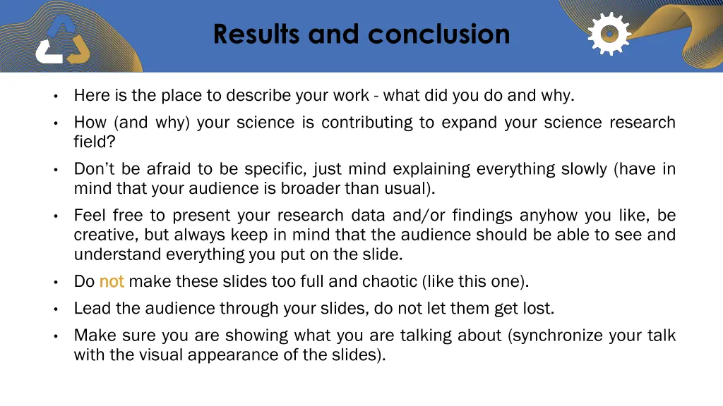 results and conclusion