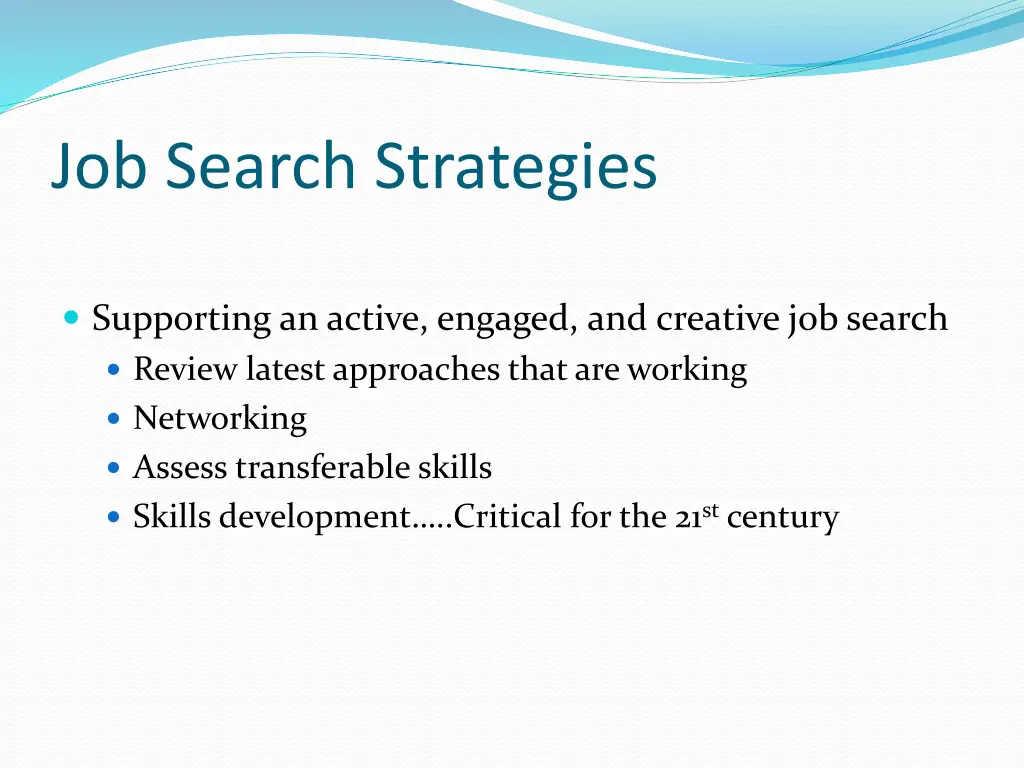 job search strategies 1