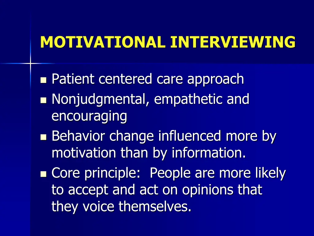 motivational interviewing 1