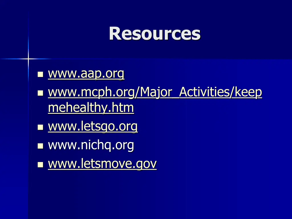 resources