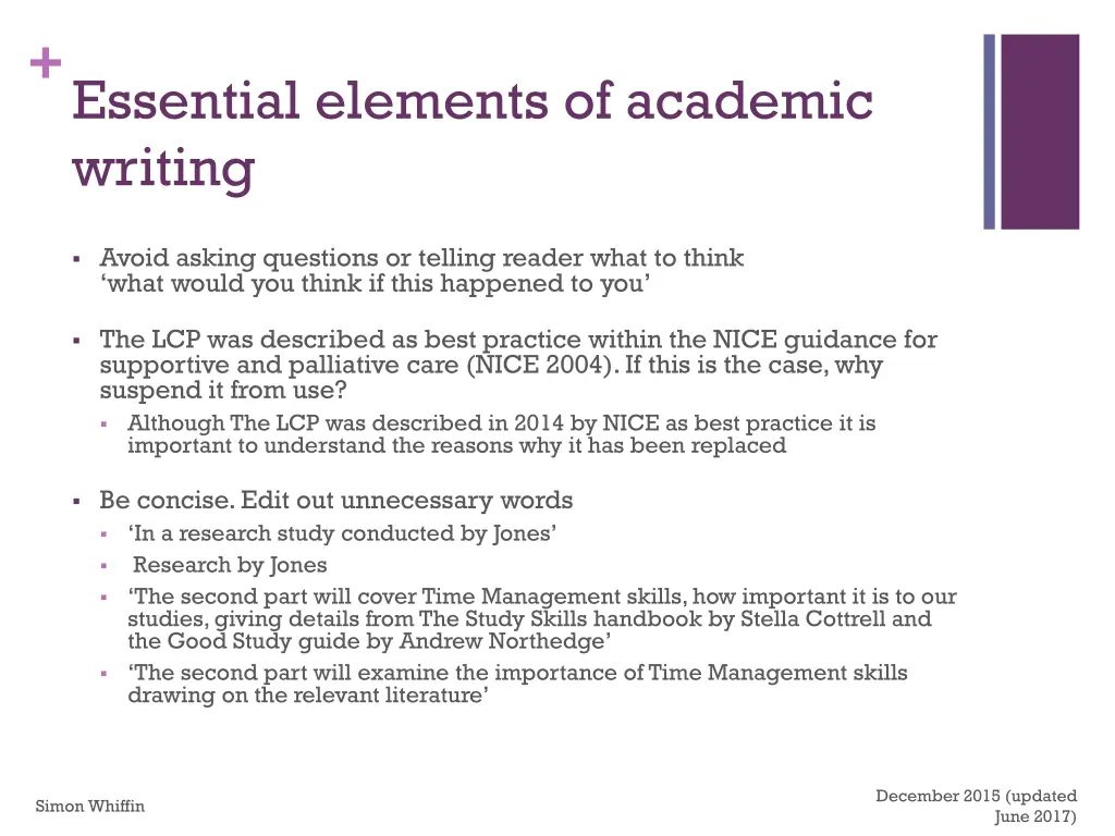 essential elements of academic writing 2