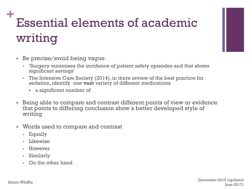 essential elements of academic writing 5