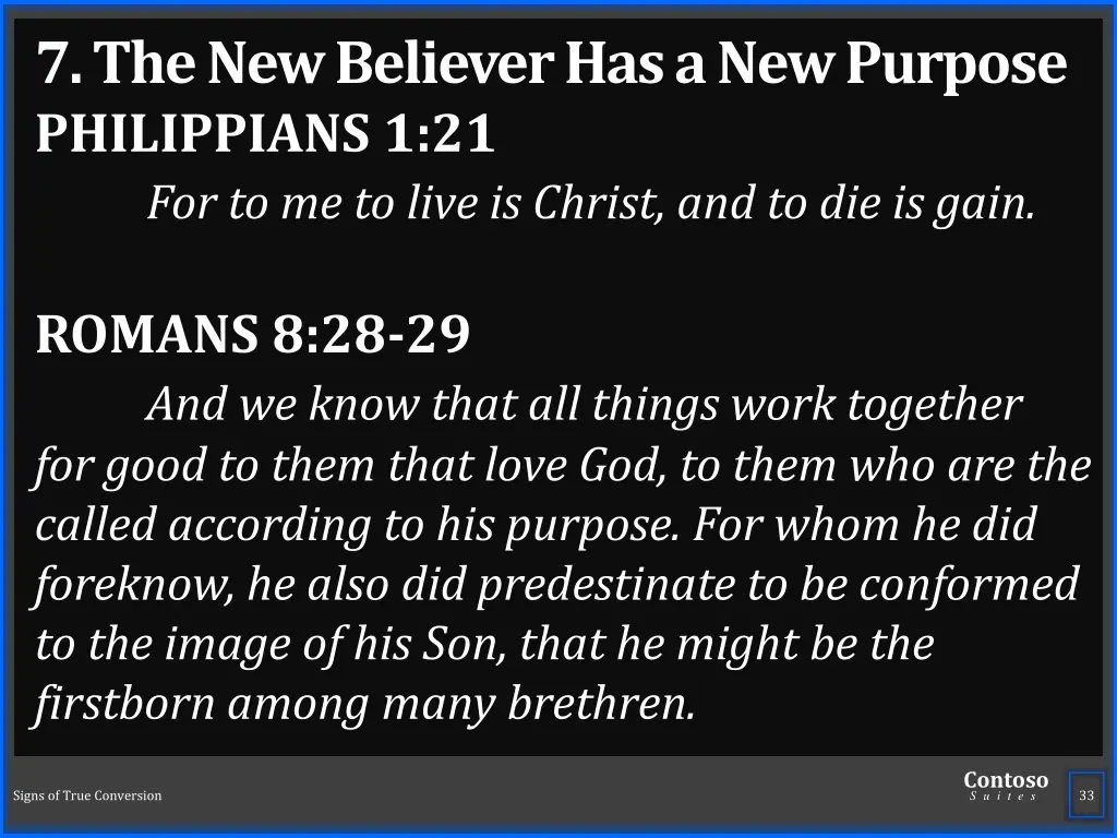 7 the new believer has a new purpose philippians