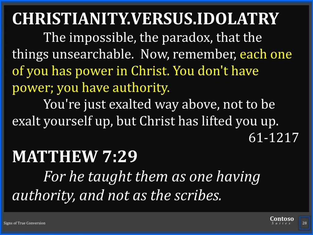 christianity versus idolatry the impossible