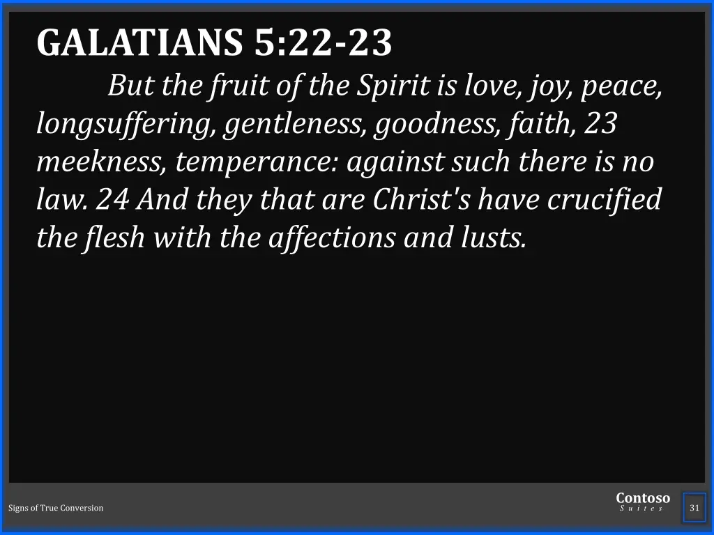 galatians 5 22 23 but the fruit of the spirit