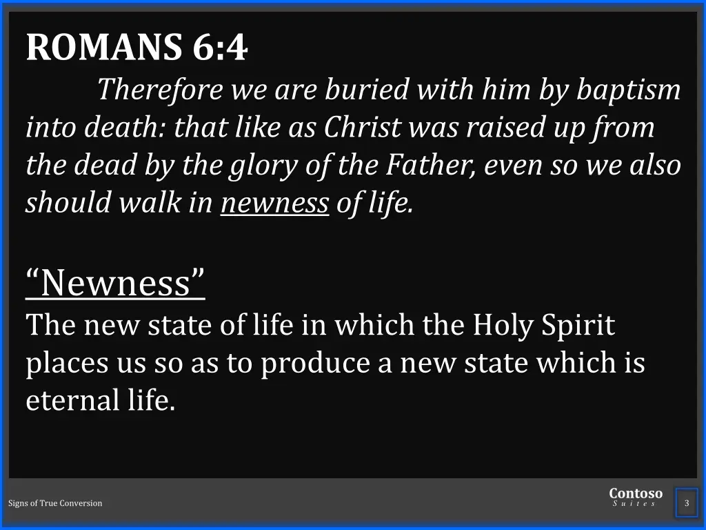 romans 6 4 therefore we are buried with