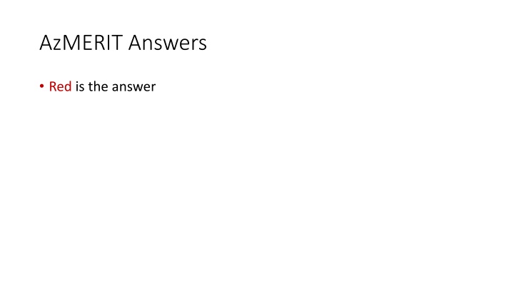 azmerit answers