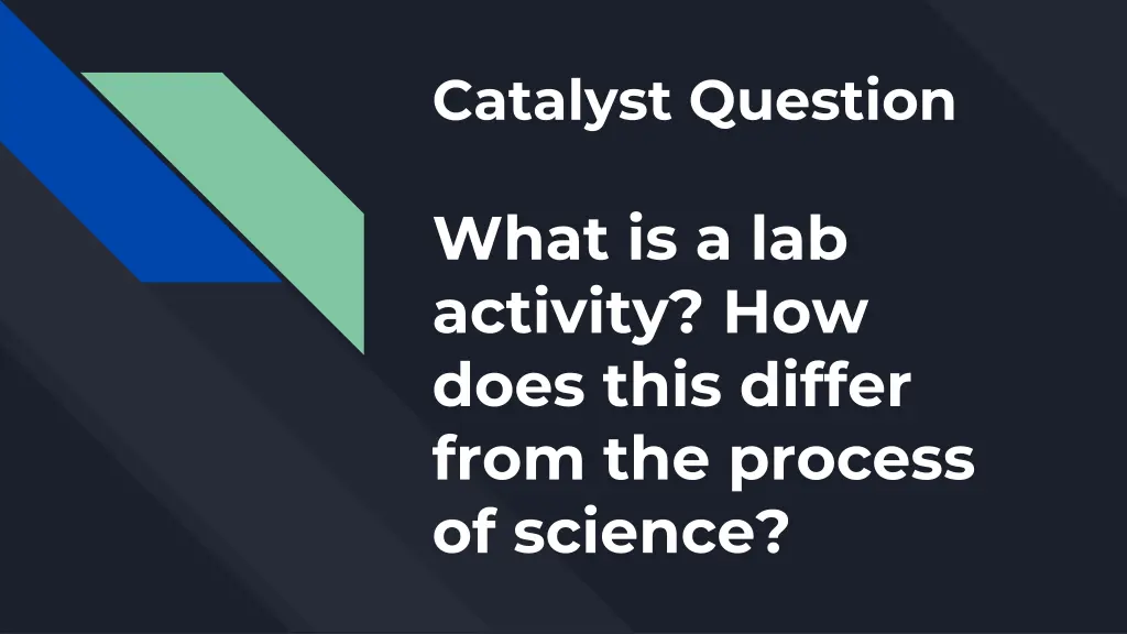 catalyst question