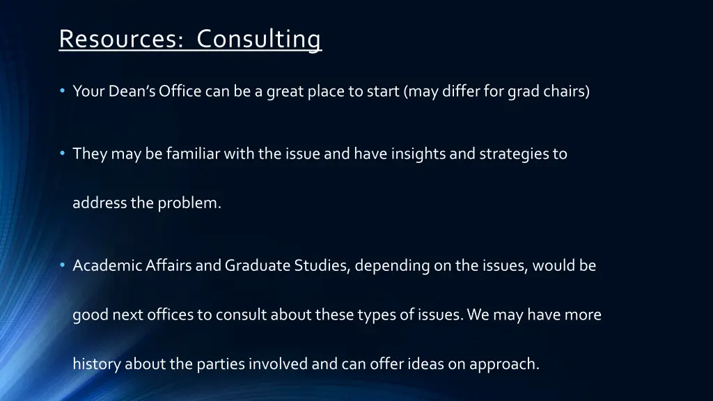 resources consulting