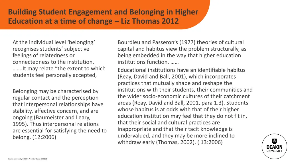 building student engagement and belonging