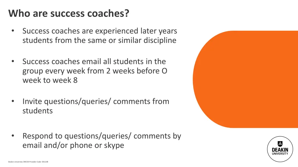 who are success coaches