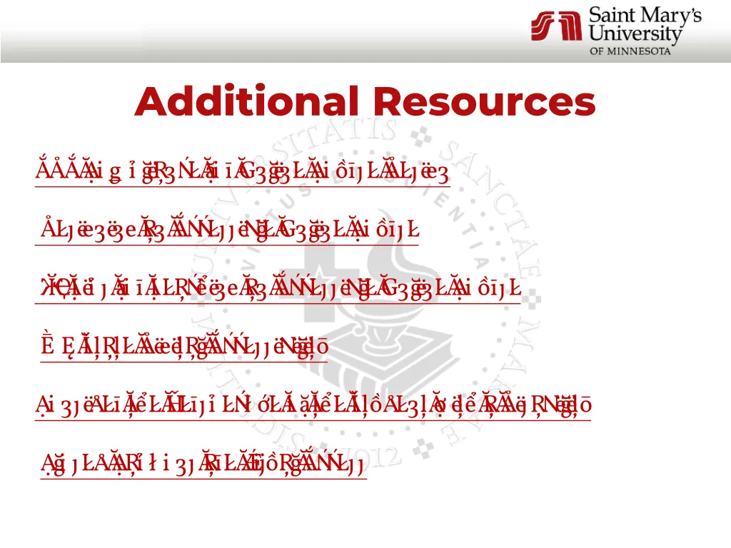 additional resources 1