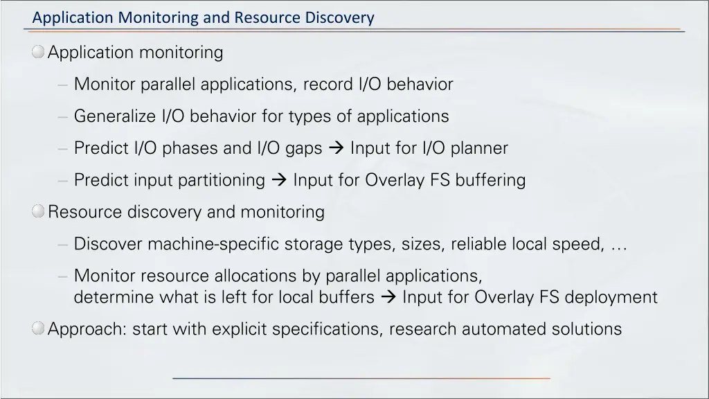 application monitoring and resource discovery