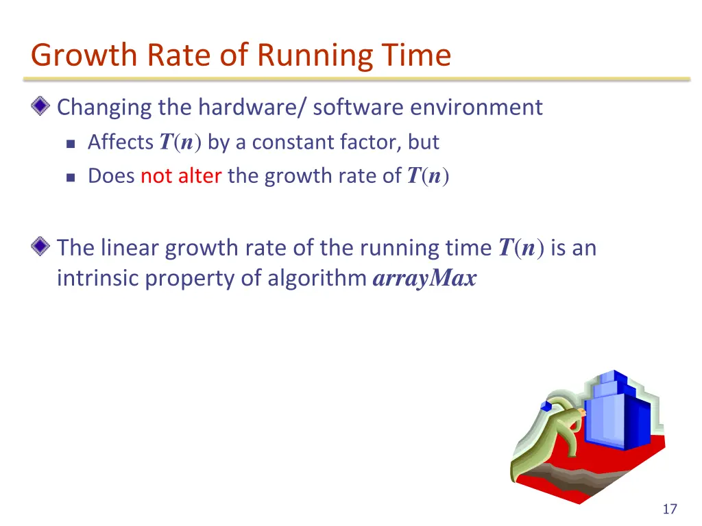 growth rate of running time