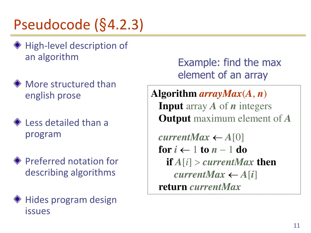 pseudocode 4 2 3