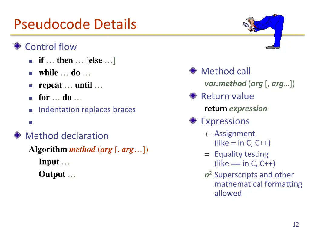 pseudocode details