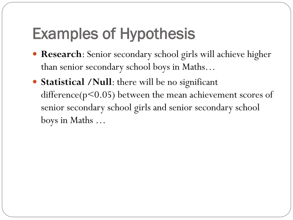 examples of hypothesis examples of hypothesis 1