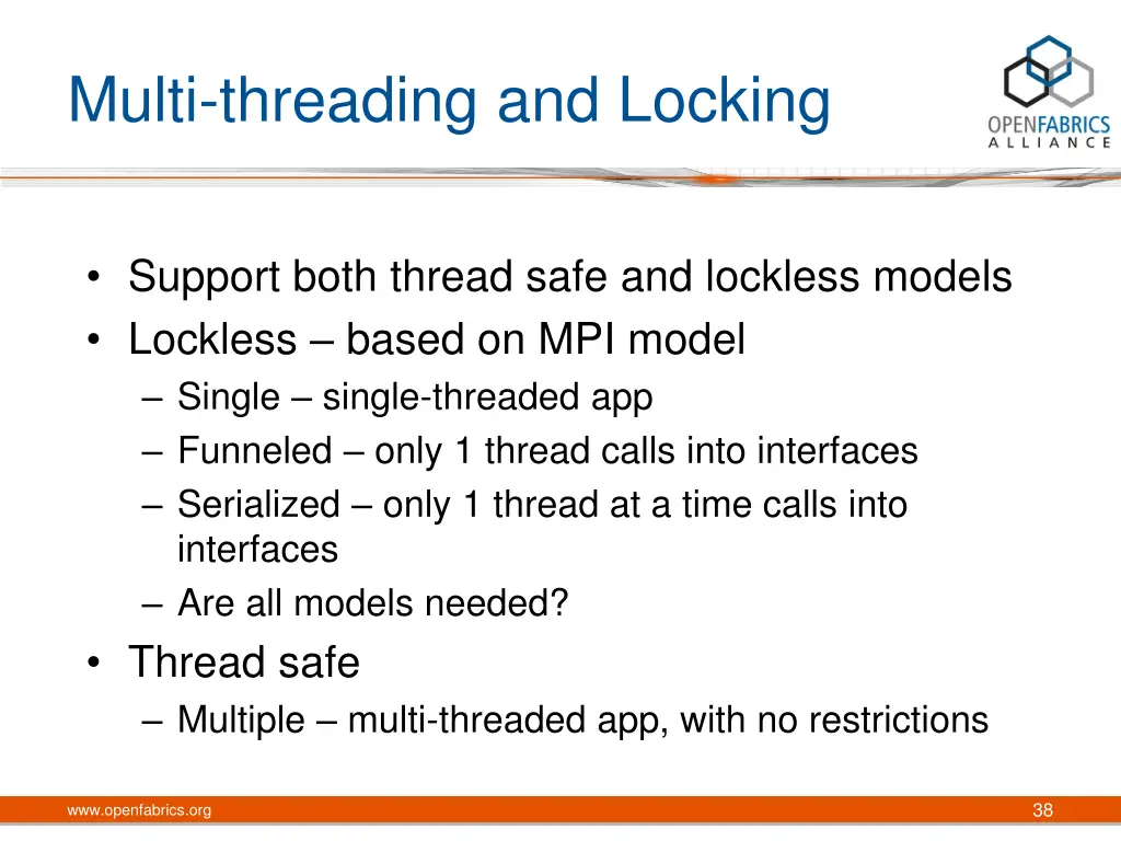 multi threading and locking