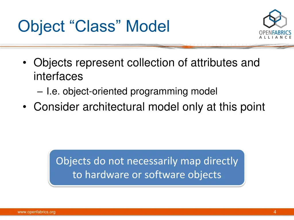 object class model