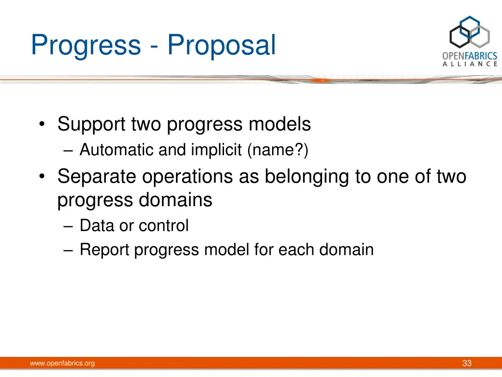 progress proposal