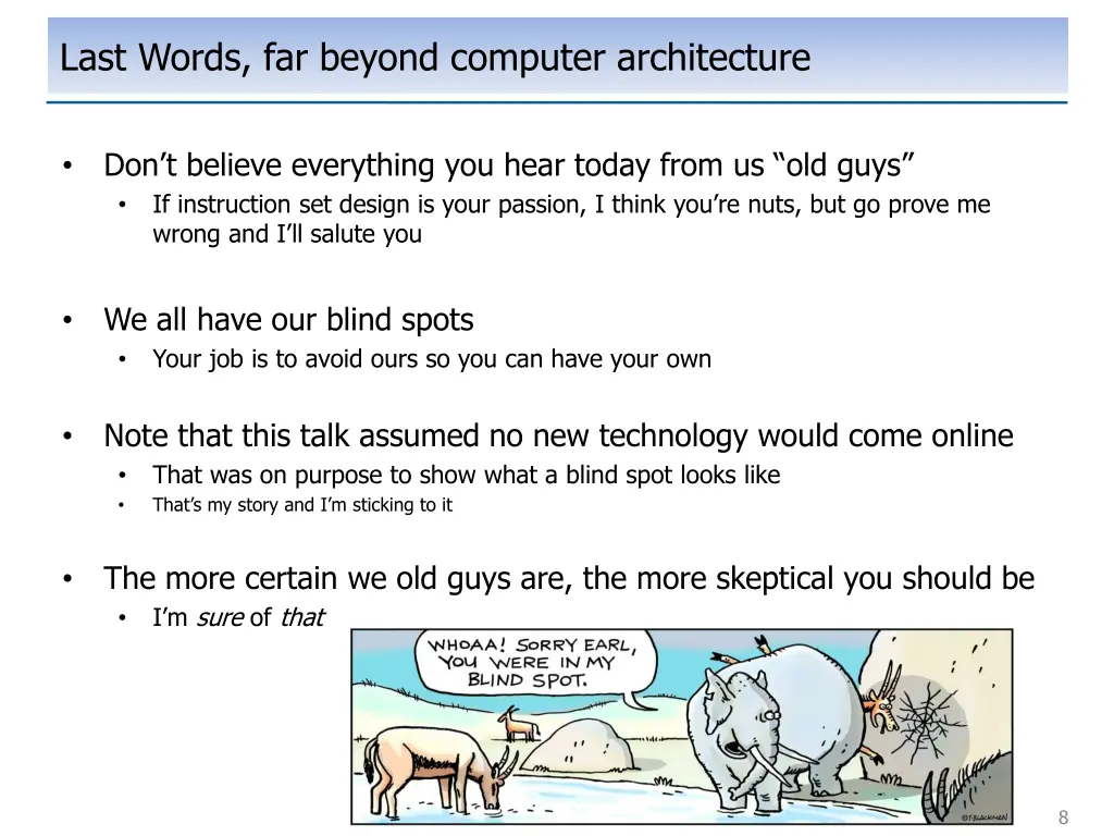 last words far beyond computer architecture