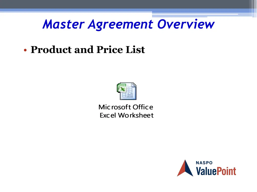 master agreement overview 5