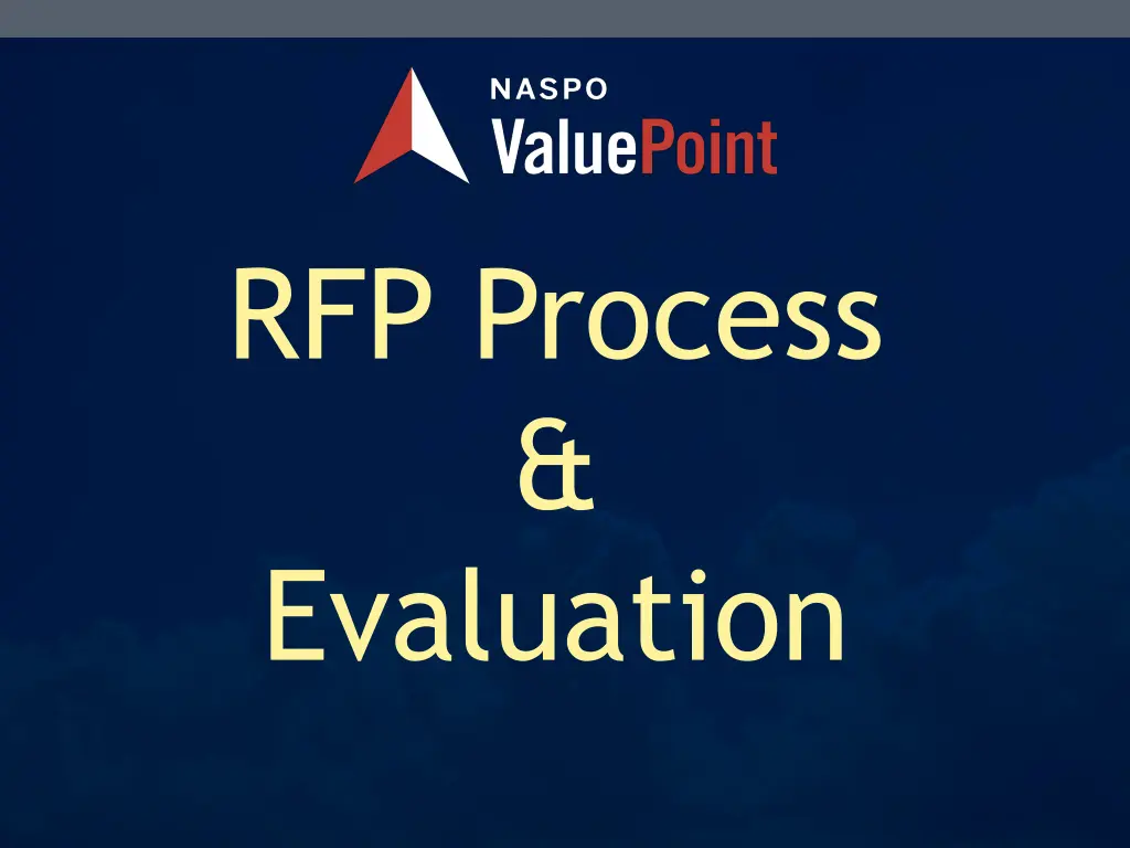 rfp process evaluation