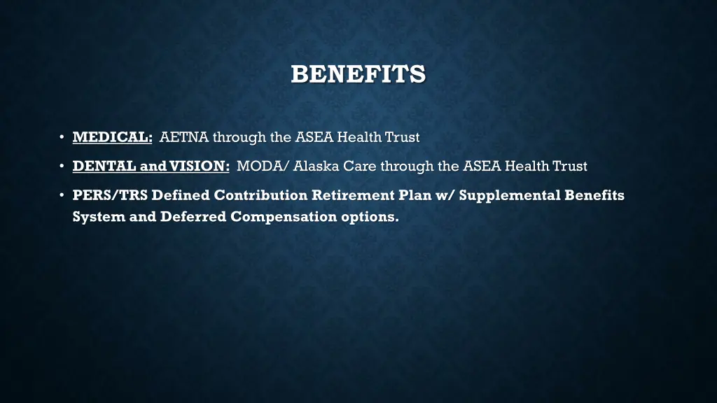 benefits