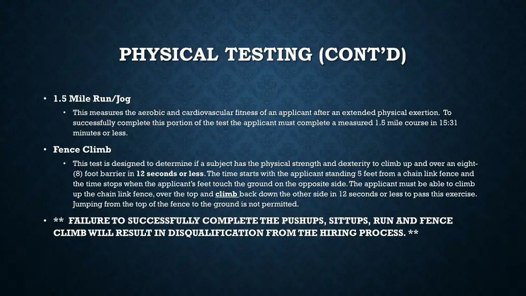 physical testing cont d 1