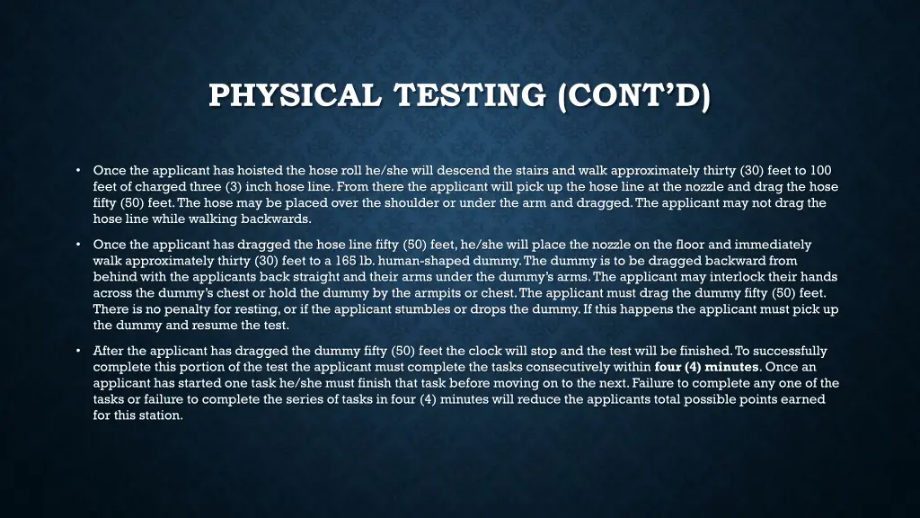 physical testing cont d 4