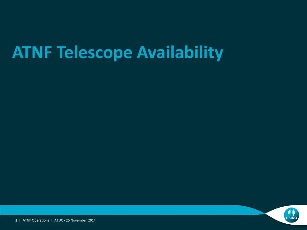 atnf telescope availability