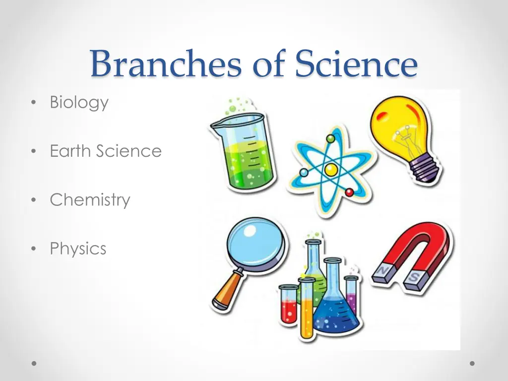 branches of science biology