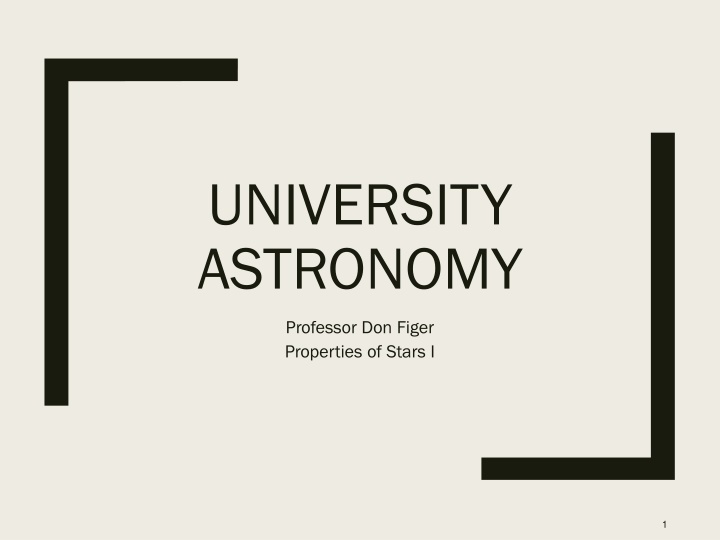 university astronomy