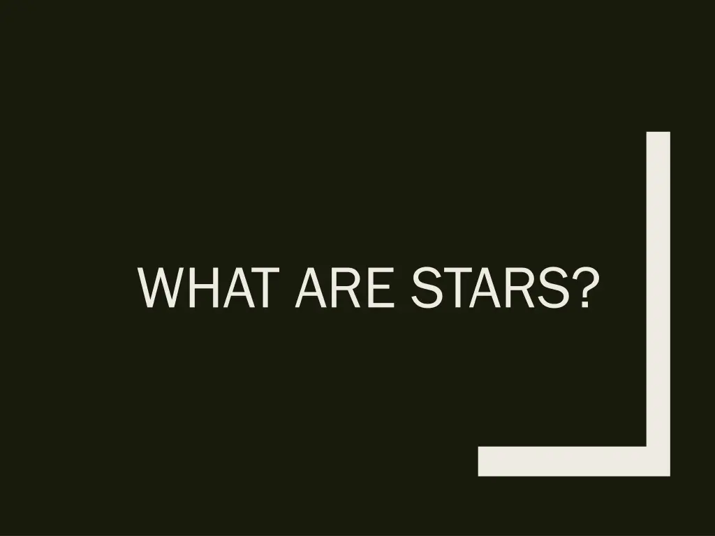 what are stars