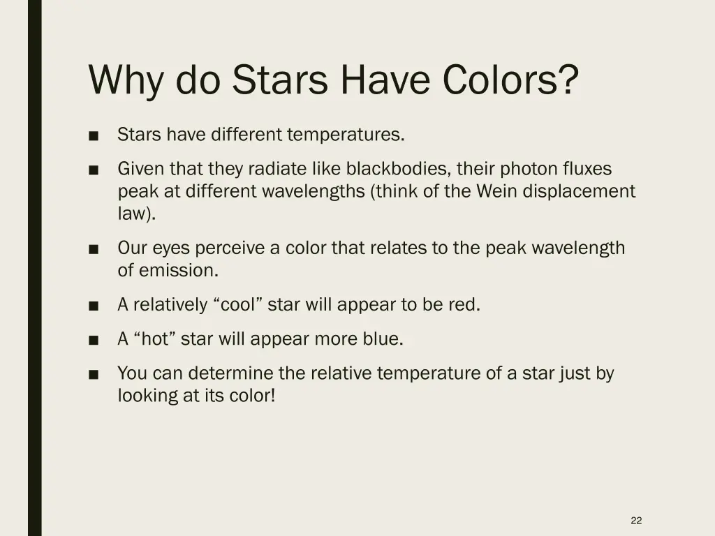 why do stars have colors