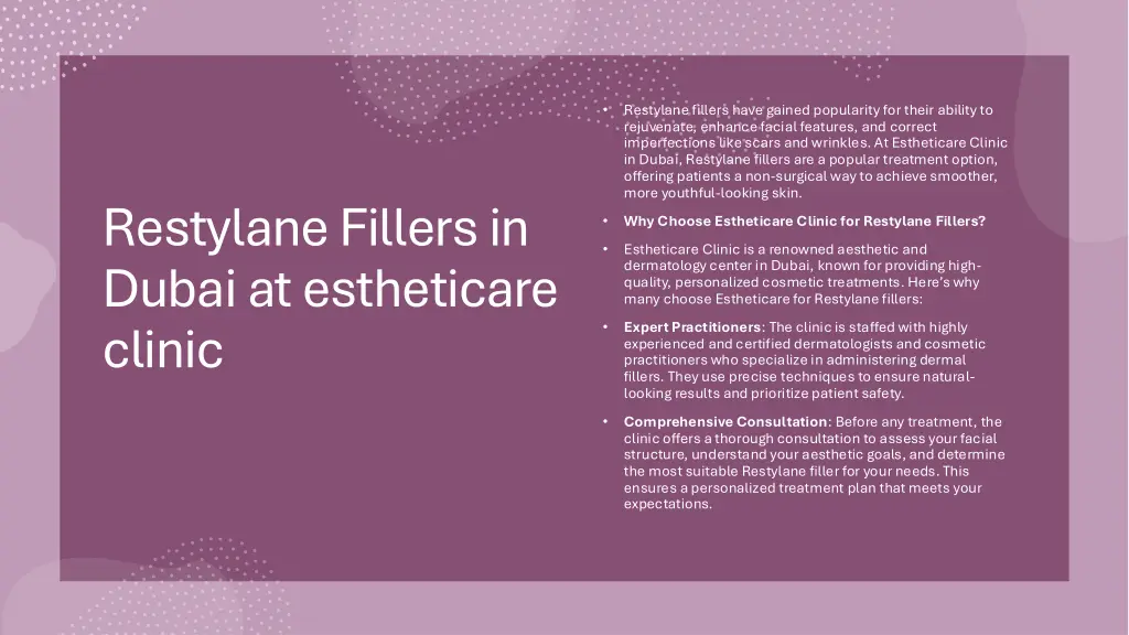 restylane fillers have gained popularity