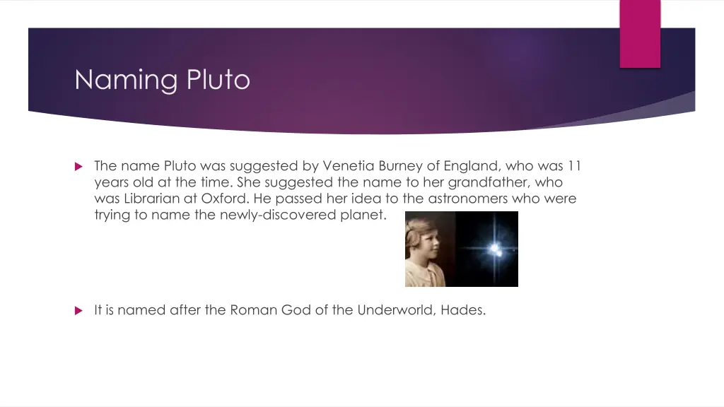 naming pluto