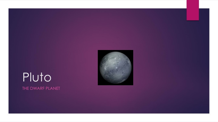 pluto the dwarf planet