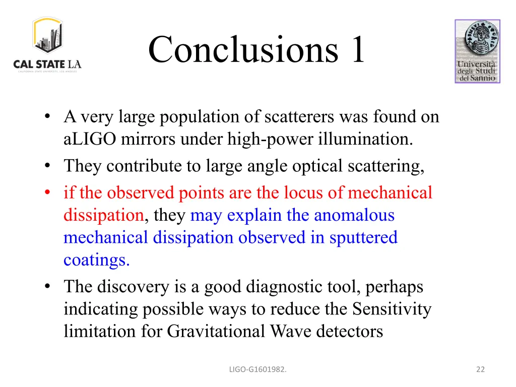 conclusions 1