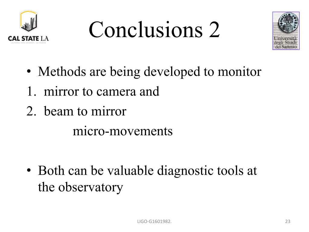 conclusions 2