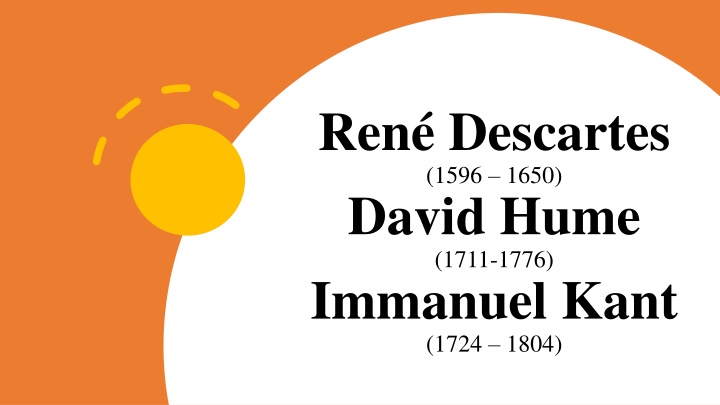 ren descartes 1596 1650 david hume 1711 1776