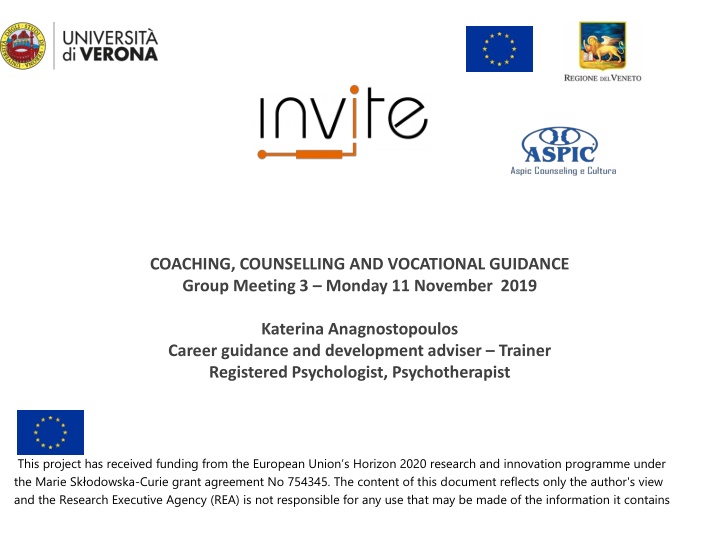 coaching counselling and vocational guidance