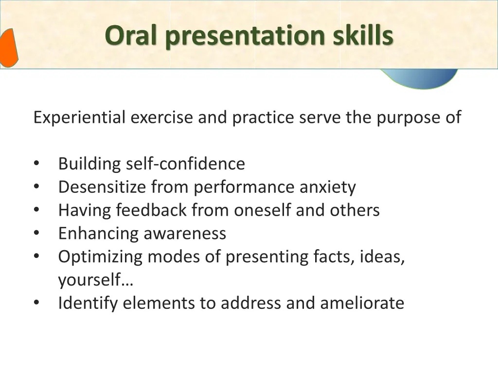 oral presentation skills 1