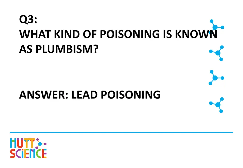 q3 what kind of poisoning is known as plumbism