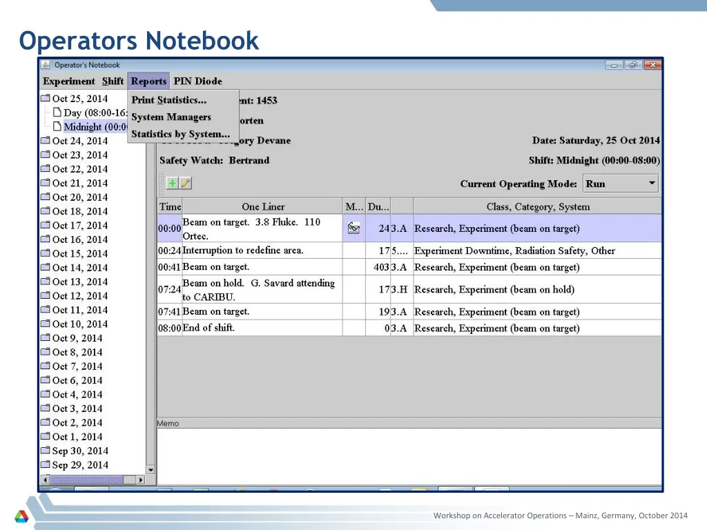 operators notebook