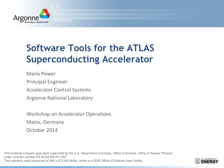 software tools for the atlas superconducting