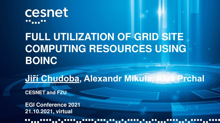 full utilization of grid site computing resources